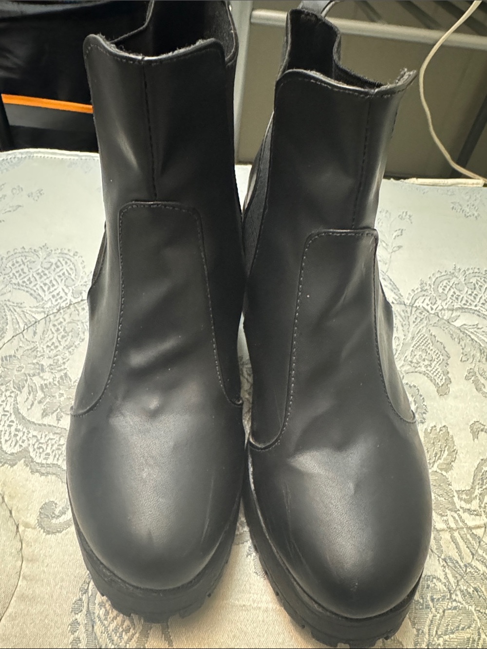 Women's Black Ankle Booties - Minimal Chelsea Style